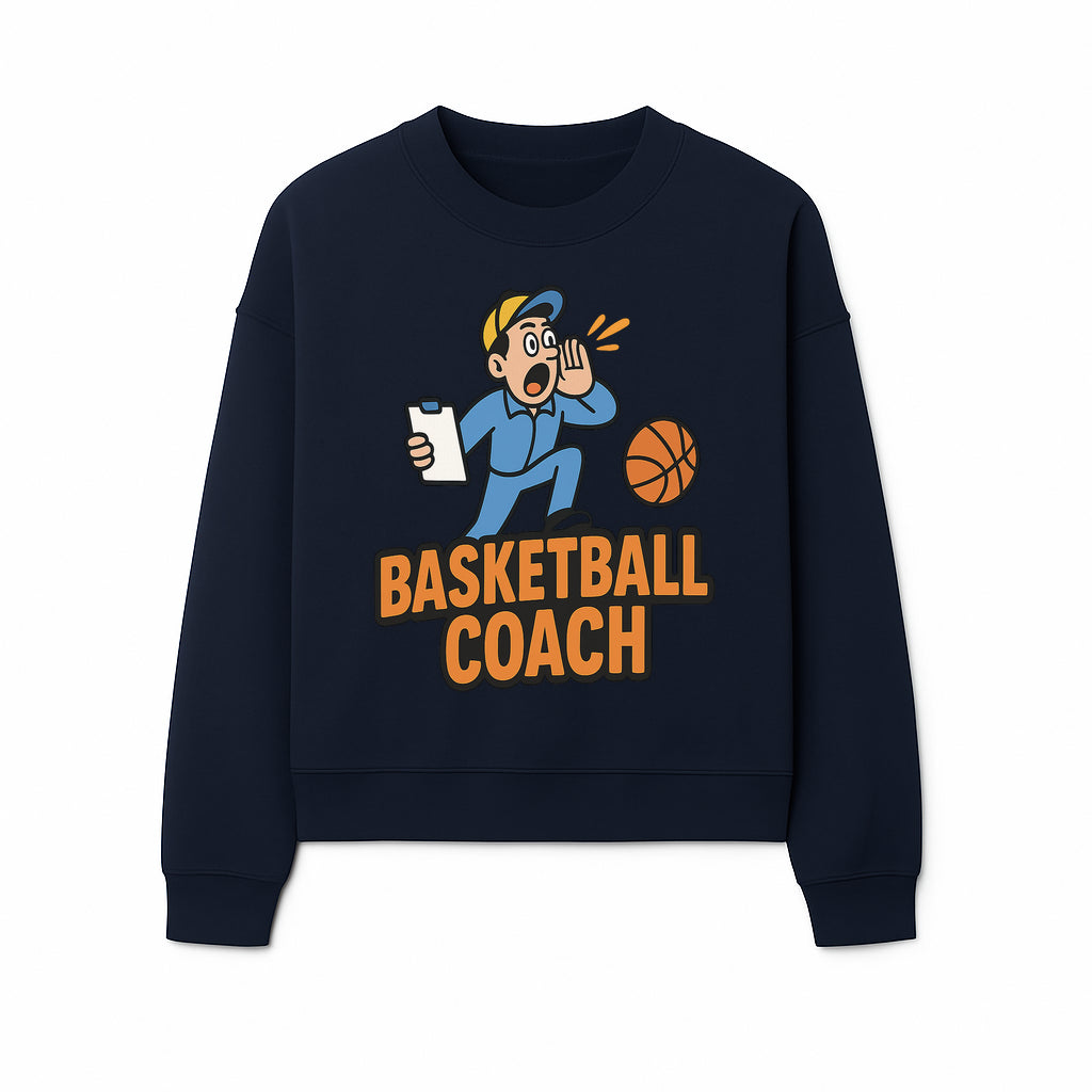 Basketball Coach Graphic Tee - Sports Team Apparel, Funny Coaching Design, Men's Women's Casual Wear, Gift for Coaches, Fans - Sweatshirt 1758186584871.jpg