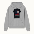 Patriotic Dental Themed T-Shirt with Tooth Pattern, Funny Dentist Humor Shirt, Unisex Fourth of July Graphic Tee - Hoodie 1758250093632.jpg