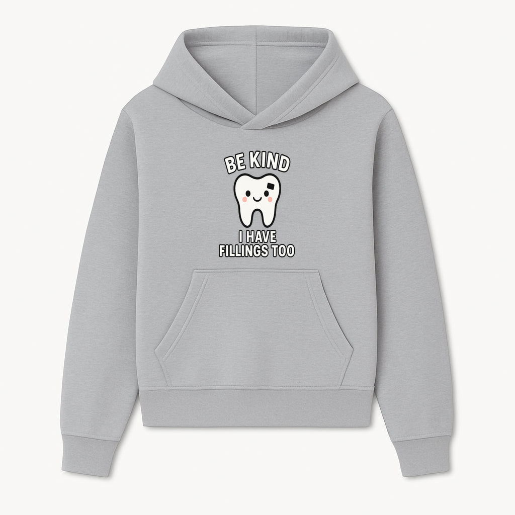 Be Kind Tooth Graphic Tee - Cute Dentist Humor Shirt for Kids & Adults - Fun Dental Awareness Apparel - Hoodie 1758250093667.jpg