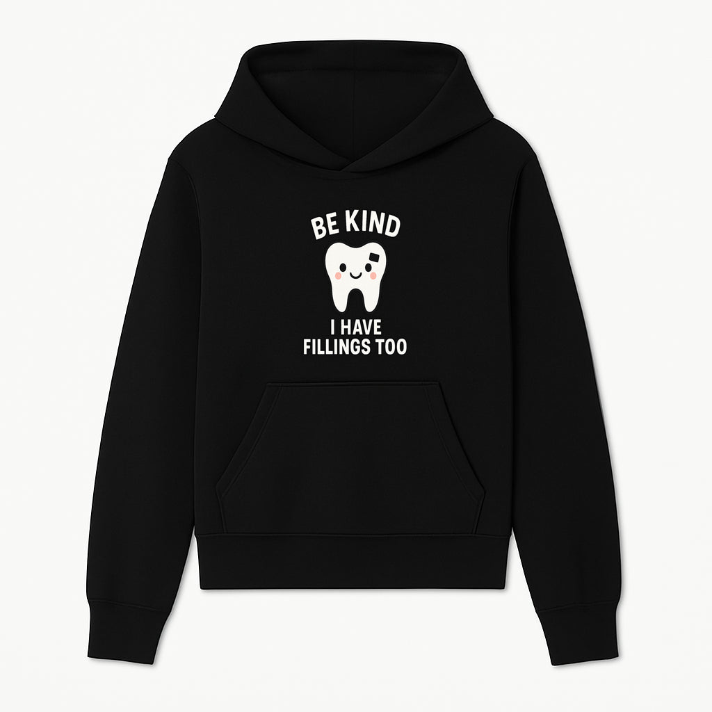 Be Kind Tooth Graphic Tee - Cute Dentist Humor Shirt for Kids & Adults - Fun Dental Awareness Apparel - Hoodie 1758250093825.jpg