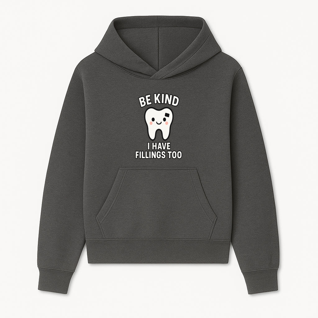 Be Kind Tooth Graphic Tee - Cute Dentist Humor Shirt for Kids & Adults - Fun Dental Awareness Apparel - Hoodie 1758250093988.jpg