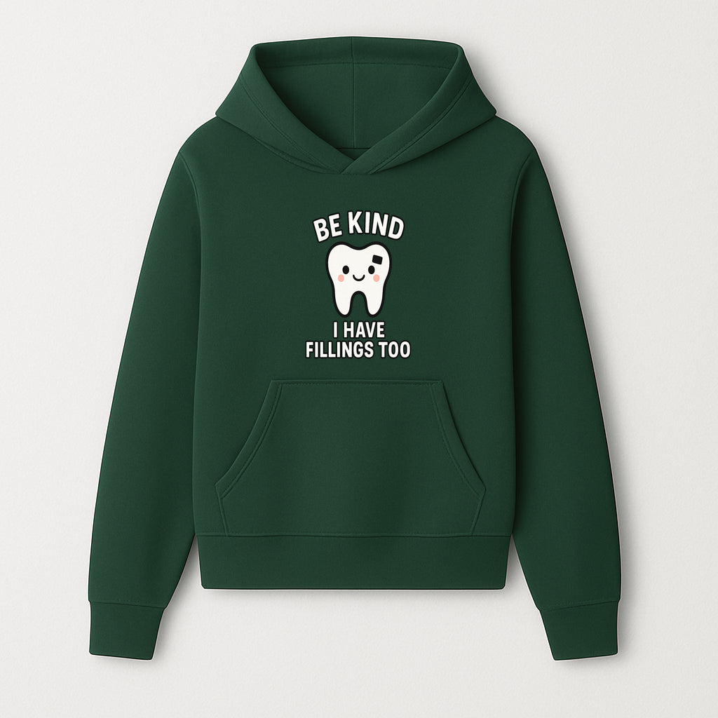 Be Kind Tooth Graphic Tee - Cute Dentist Humor Shirt for Kids & Adults - Fun Dental Awareness Apparel - Hoodie 1758250094130.jpg