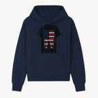 Patriotic Dental Themed T-Shirt with Tooth Pattern, Funny Dentist Humor Shirt, Unisex Fourth of July Graphic Tee - Hoodie 1758250094271.jpg