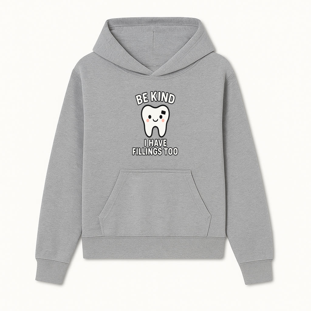 Be Kind Tooth Graphic Tee - Cute Dentist Humor Shirt for Kids & Adults - Fun Dental Awareness Apparel - Hoodie 1758250094283.jpg