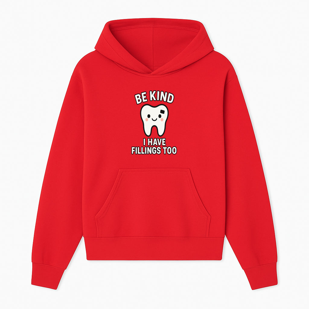 Be Kind Tooth Graphic Tee - Cute Dentist Humor Shirt for Kids & Adults - Fun Dental Awareness Apparel - Hoodie 1758250095100.jpg