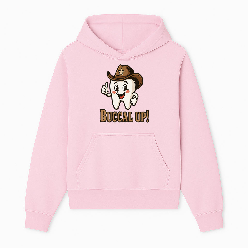 Cowboy Tooth Graphic Tee - Buccal Up! - Fun Dental Humor Shirt for Kids and Adults - Western Theme Dental Care Apparel - Hoodie 1758250095398.jpg
