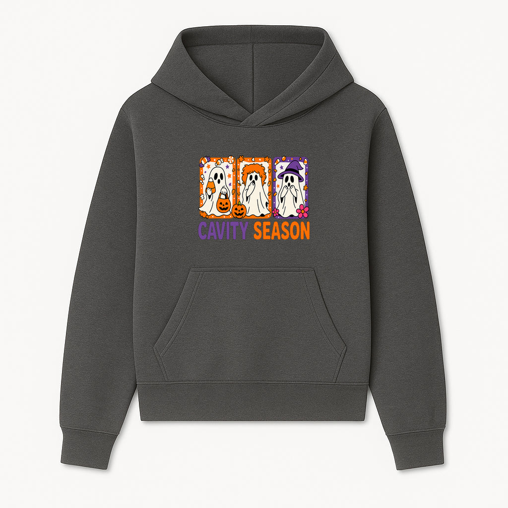 Halloween Ghosts Cavity Season T-Shirt, Cute Spooky Apparel, Kids Halloween Costume, Fun Trick or Treat Design, Pumpkin Candy Theme - Hoodie 1758250096177.jpg