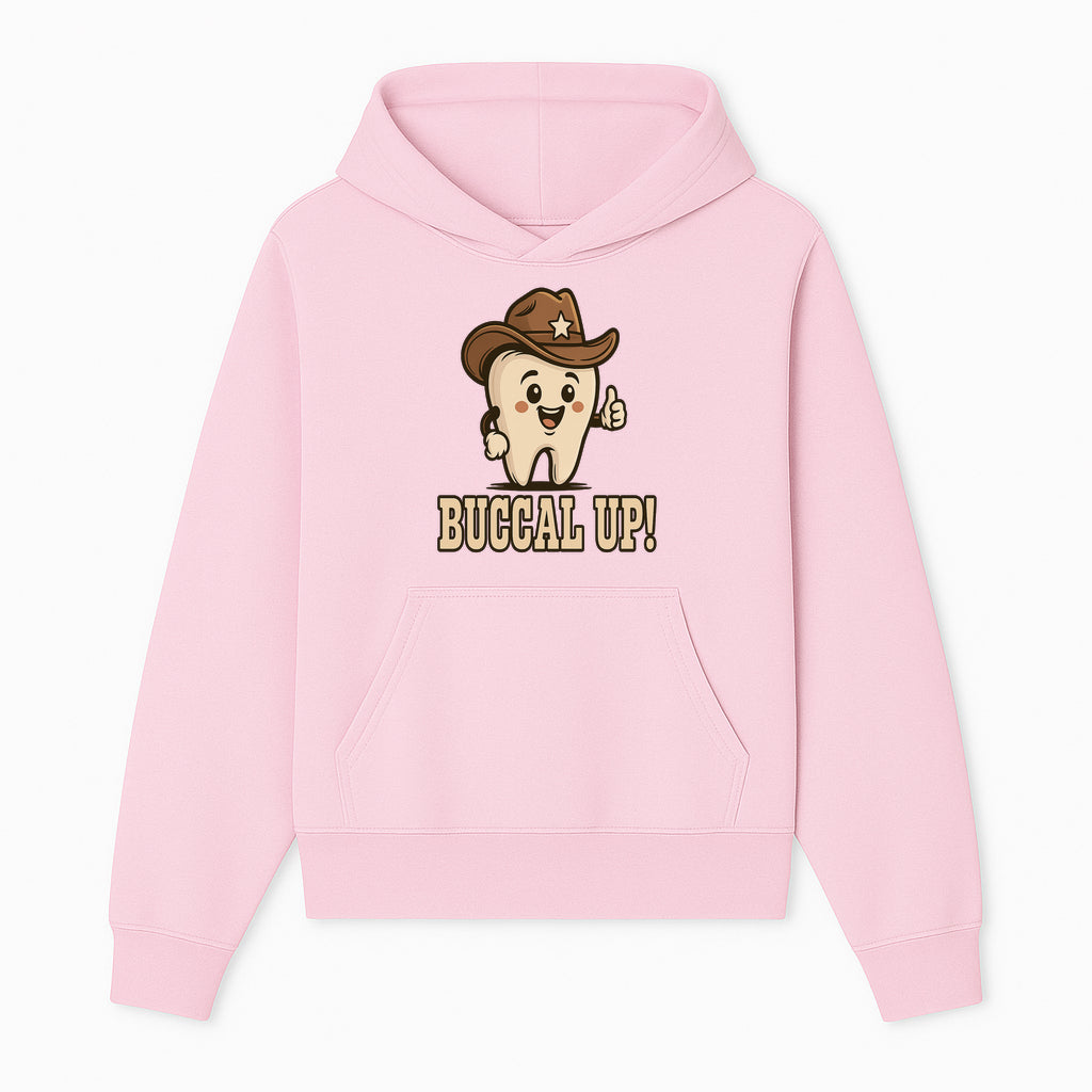 Buccal Up! Funny Tooth Cowboy Design, Cute Dental Humor T-Shirt, Kids & Adults, Western Themed Apparel - Hoodie 1758250096276.jpg