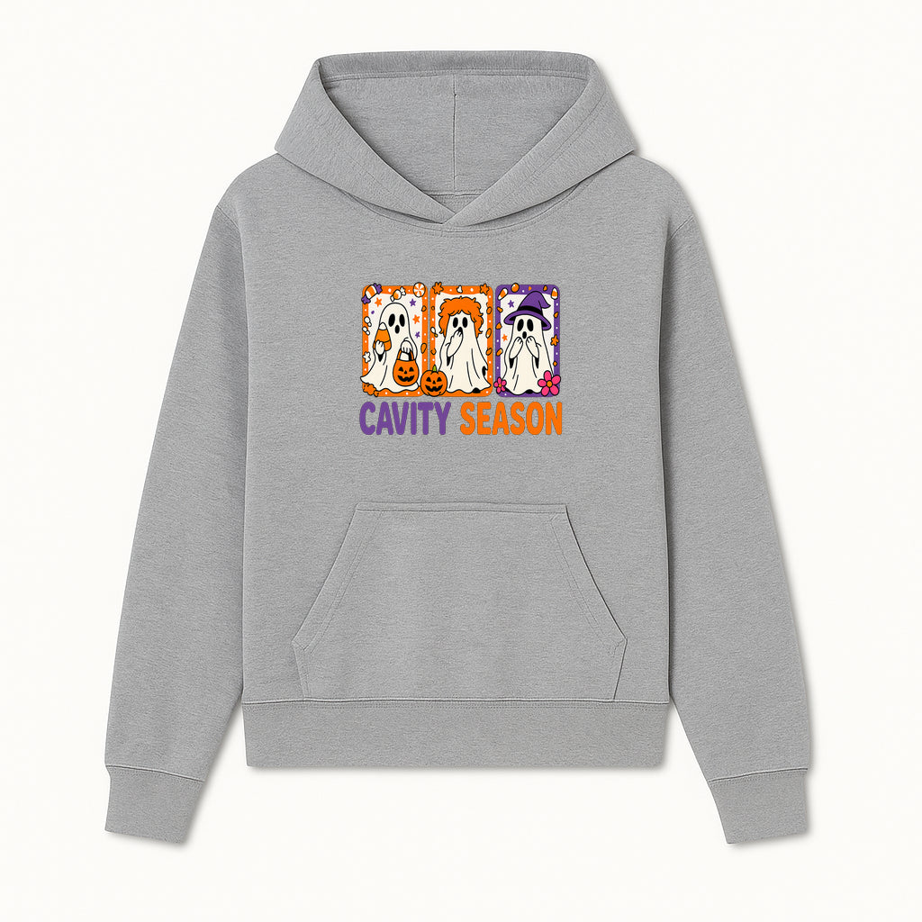 Halloween Ghosts Cavity Season T-Shirt, Cute Spooky Apparel, Kids Halloween Costume, Fun Trick or Treat Design, Pumpkin Candy Theme - Hoodie 1758250096524.jpg