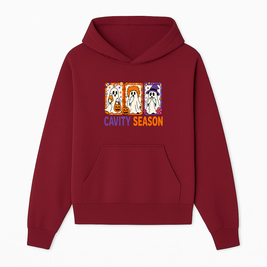 Halloween Ghosts Cavity Season T-Shirt, Cute Spooky Apparel, Kids Halloween Costume, Fun Trick or Treat Design, Pumpkin Candy Theme - Hoodie 1758250096979.jpg