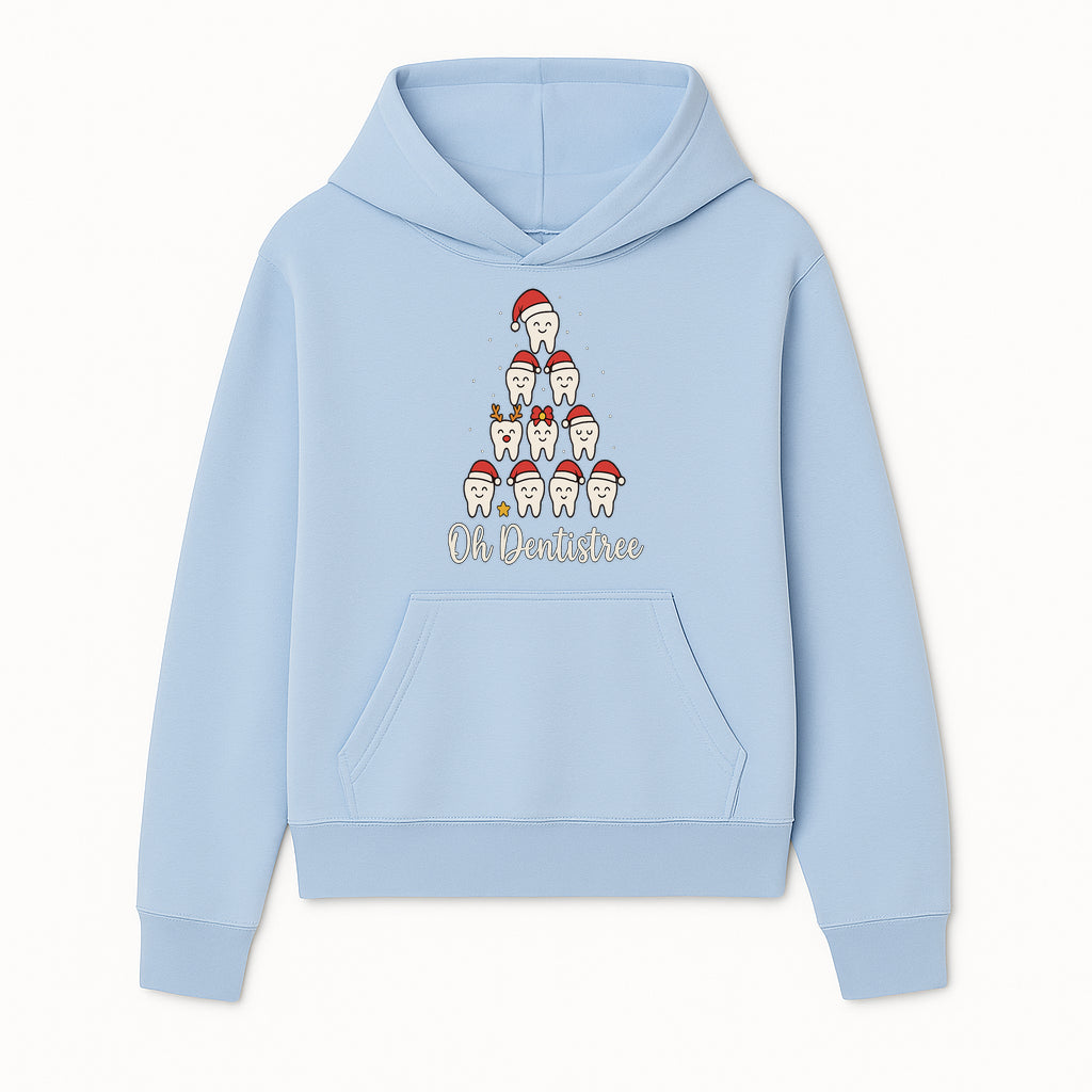 Cute Dentist Christmas Tree Graphic, Oh Dentistreel, Holiday Dental Art, Fun Tooth Decor, Dental Hygienist Gift, Merry Christmas Theme - Hoodie 1758250097788.jpg