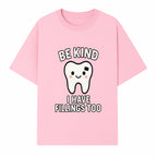Be Kind Tooth Graphic Tee - Cute Dentist Humor Shirt for Kids & Adults - Fun Dental Awareness Apparel - T-shirt 1758250097802.jpg