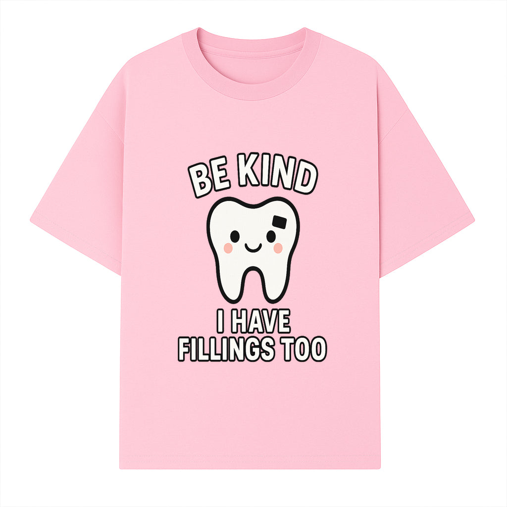 Be Kind Tooth Graphic Tee - Cute Dentist Humor Shirt for Kids & Adults - Fun Dental Awareness Apparel - T-shirt 1758250097802.jpg