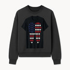Patriotic Dental Themed T-Shirt with Tooth Pattern, Funny Dentist Humor Shirt, Unisex Fourth of July Graphic Tee - Sweatshirt 1758250099456.jpg