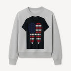 Patriotic Dental Themed T-Shirt with Tooth Pattern, Funny Dentist Humor Shirt, Unisex Fourth of July Graphic Tee - Sweatshirt 1758250099737.jpg