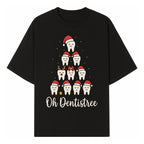 Cute Dentist Christmas Tree Graphic, Oh Dentistreel, Holiday Dental Art, Fun Tooth Decor, Dental Hygienist Gift, Merry Christmas Theme - T-shirt 1758250100367.jpg