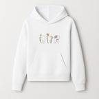 Floral Tooth Wall Art Print Cute Dental Decor with Flowers for Kids' Rooms, Nursery, or Dental Offices Whimsical Tooth Design - Hoodie 1758250100673.jpg