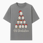 Cute Dentist Christmas Tree Graphic, Oh Dentistreel, Holiday Dental Art, Fun Tooth Decor, Dental Hygienist Gift, Merry Christmas Theme - T-shirt 1758250100794.jpg
