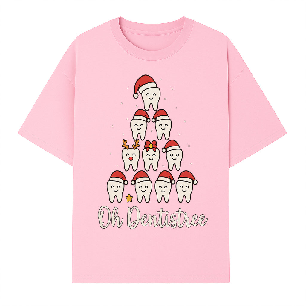 Cute Dentist Christmas Tree Graphic, Oh Dentistreel, Holiday Dental Art, Fun Tooth Decor, Dental Hygienist Gift, Merry Christmas Theme - T-shirt 1758250101110.jpg