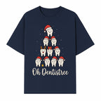 Cute Dentist Christmas Tree Graphic, Oh Dentistreel, Holiday Dental Art, Fun Tooth Decor, Dental Hygienist Gift, Merry Christmas Theme - T-shirt 1758250101476.jpg