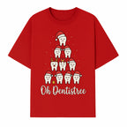 Cute Dentist Christmas Tree Graphic, Oh Dentistreel, Holiday Dental Art, Fun Tooth Decor, Dental Hygienist Gift, Merry Christmas Theme - T-shirt 1758250101617.jpg