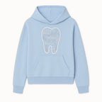 Dental Hygiene and Care Graphic Art Print - Tooth Icon with Swish, Brush, Floss, Crown, Smile Themes for Kids & Adults - Hoodie 1758250102114.jpg
