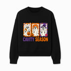 Halloween Ghosts Cavity Season T-Shirt, Cute Spooky Apparel, Kids Halloween Costume, Fun Trick or Treat Design, Pumpkin Candy Theme - Sweatshirt 1758250102257.jpg