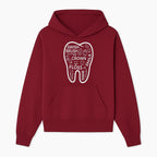 Dental Hygiene and Care Graphic Art Print - Tooth Icon with Swish, Brush, Floss, Crown, Smile Themes for Kids & Adults - Hoodie 1758250102429.jpg