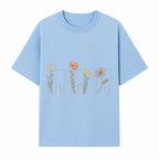 Floral Tooth Wall Art Print Cute Dental Decor with Flowers for Kids' Rooms, Nursery, or Dental Offices Whimsical Tooth Design - T-shirt 1758250102867.jpg