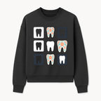Floral Tooth Design Coasters Set | Cute Dental-Themed Drink Coasters | Unique Gift for Dentists or Dental Lovers - Sweatshirt 1758250102992.jpg