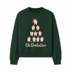 Cute Dentist Christmas Tree Graphic, Oh Dentistreel, Holiday Dental Art, Fun Tooth Decor, Dental Hygienist Gift, Merry Christmas Theme - Sweatshirt 1758250103793.jpg
