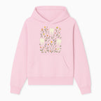 Floral Tooth Pattern Art Print | Cute Dental Decor | Tooth Fairy Nursery Wall Art | Spring Flower Design for Kids Room Decor - Hoodie 1758250103974.jpg