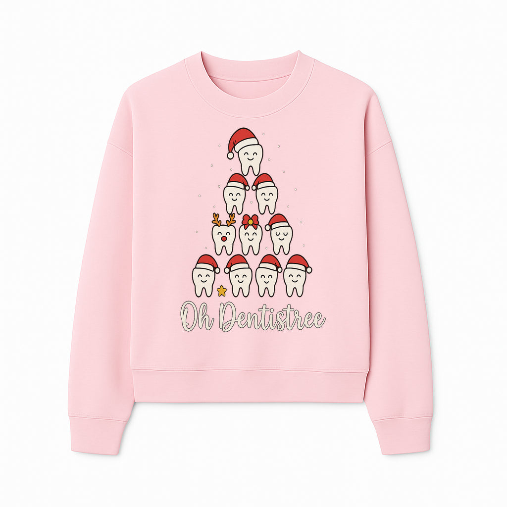 Cute Dentist Christmas Tree Graphic, Oh Dentistreel, Holiday Dental Art, Fun Tooth Decor, Dental Hygienist Gift, Merry Christmas Theme - Sweatshirt 1758250104194.jpg