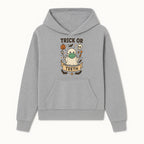 Trick or Teeth Ghost Halloween T-Shirt | Cute Spooky Design | Pumpkin & Skull Graphics | Perfect for Kids and Adults - Hoodie 1758250105734.jpg