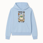 Trick or Teeth Ghost Halloween T-Shirt | Cute Spooky Design | Pumpkin & Skull Graphics | Perfect for Kids and Adults - Hoodie 1758250105895.jpg