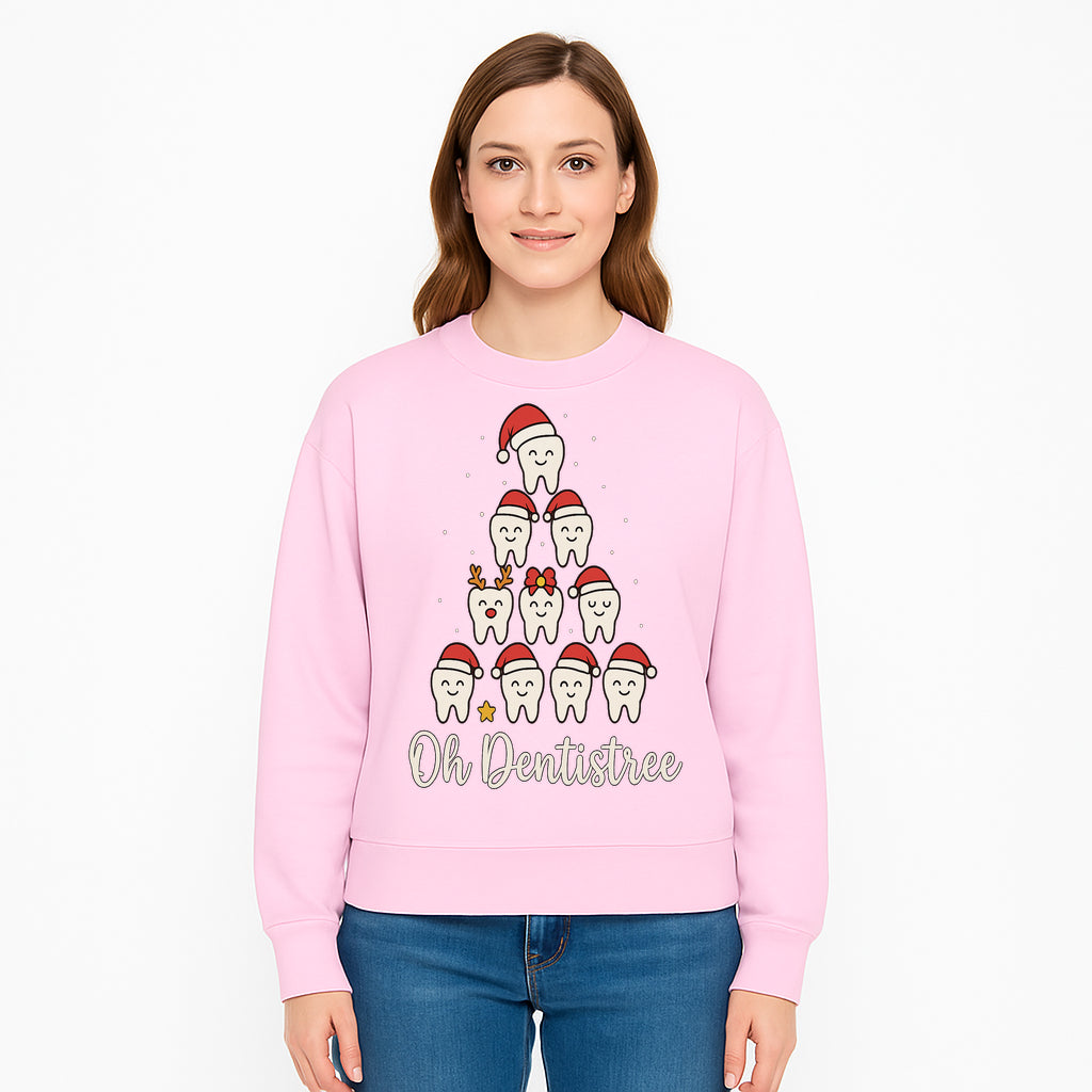 Cute Dentist Christmas Tree Graphic, Oh Dentistreel, Holiday Dental Art, Fun Tooth Decor, Dental Hygienist Gift, Merry Christmas Theme - Sweatshirt 1758250106298.jpg