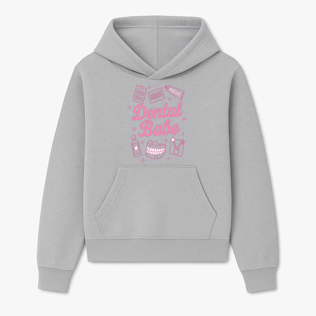 Dental Babe Neon Sign - Cute Dental Care Decor, Toothbrush, Toothpaste, Smile Art, Girly Dentist Gift, Fun Wall Art for Office or Home - Hoodie 1758250107875.jpg