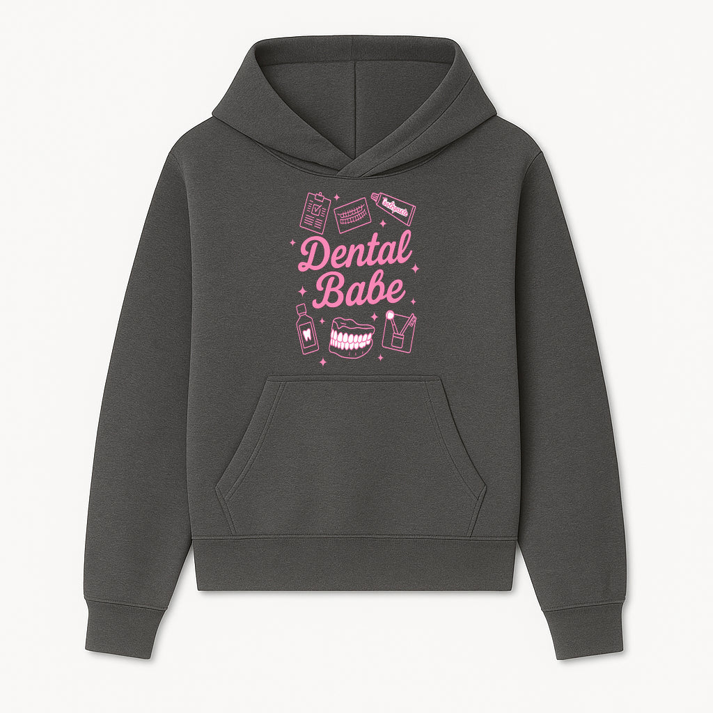 Dental Babe Neon Sign - Cute Dental Care Decor, Toothbrush, Toothpaste, Smile Art, Girly Dentist Gift, Fun Wall Art for Office or Home - Hoodie 1758250108177.jpg