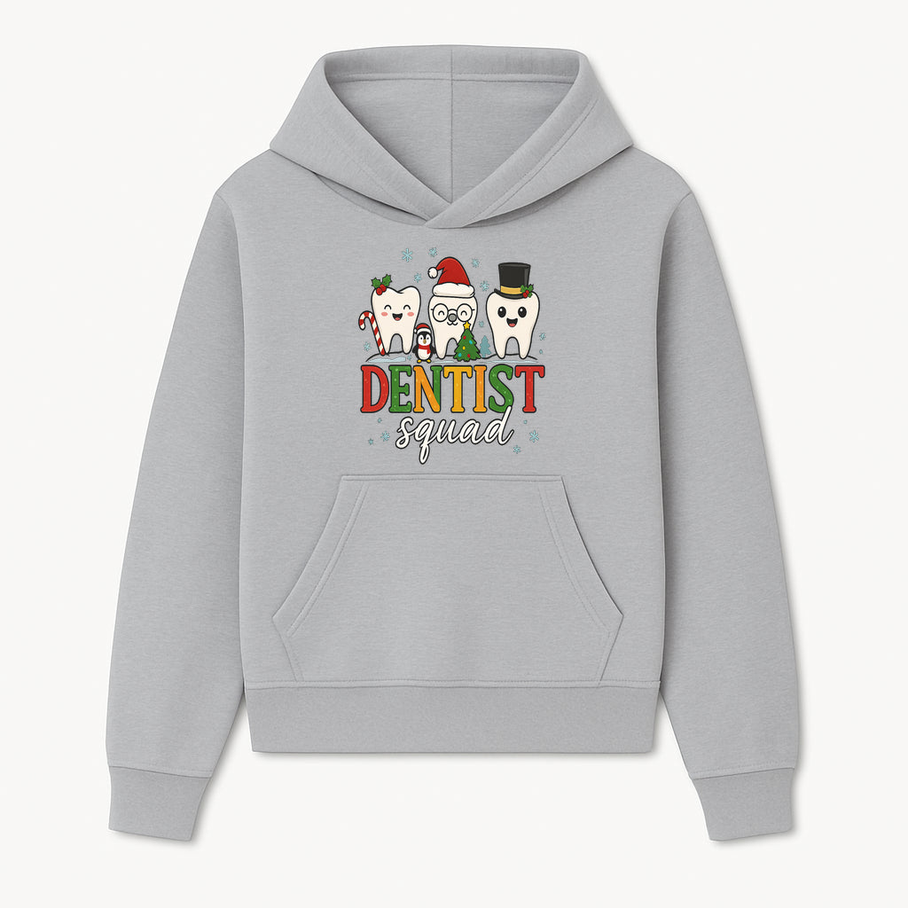 Cute Christmas Dentist Squad T-Shirt with Snowflakes, Toothy Characters, Penguin & Holiday Themes for Dental Professionals and Fans - Hoodie 1758250108528.jpg