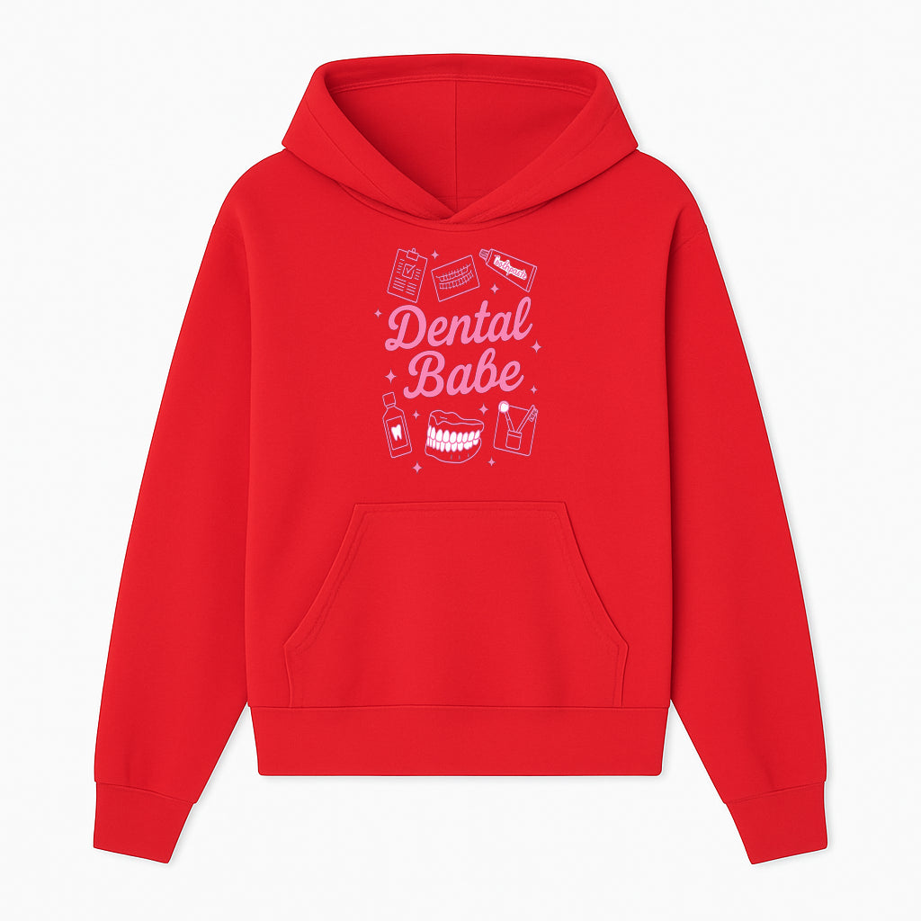 Dental Babe Neon Sign - Cute Dental Care Decor, Toothbrush, Toothpaste, Smile Art, Girly Dentist Gift, Fun Wall Art for Office or Home - Hoodie 1758250109396.jpg
