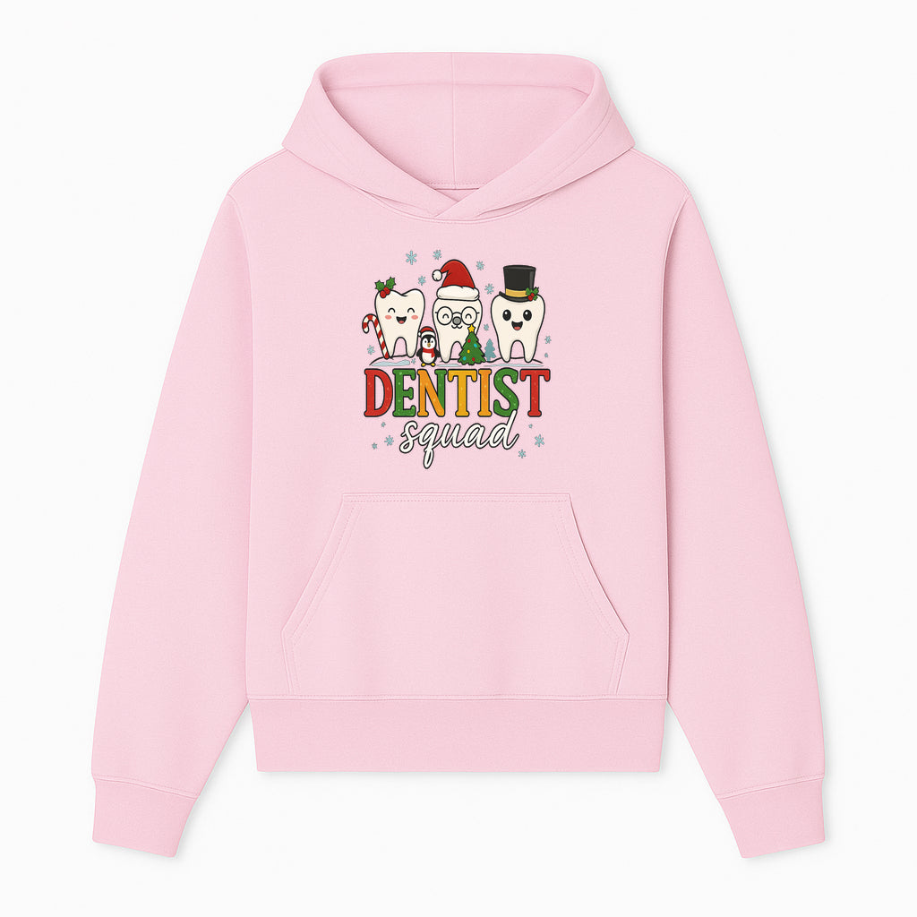 Cute Christmas Dentist Squad T-Shirt with Snowflakes, Toothy Characters, Penguin & Holiday Themes for Dental Professionals and Fans - Hoodie 1758250109446.jpg