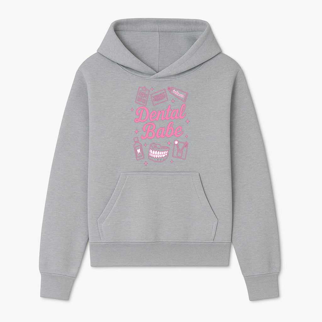 Dental Babe Neon Sign - Cute Dental Care Decor, Toothbrush, Toothpaste, Smile Art, Girly Dentist Gift, Fun Wall Art for Office or Home - Hoodie 1758250109534.jpg