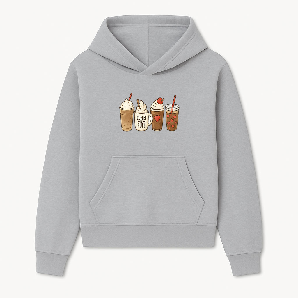 Coffee Lovers Drink Illustration Wall Art - Cute Coffee Fuel Theme Decor for Kitchen, Cafe, or Coffee Shop - Hoodie 1758250109868.jpg