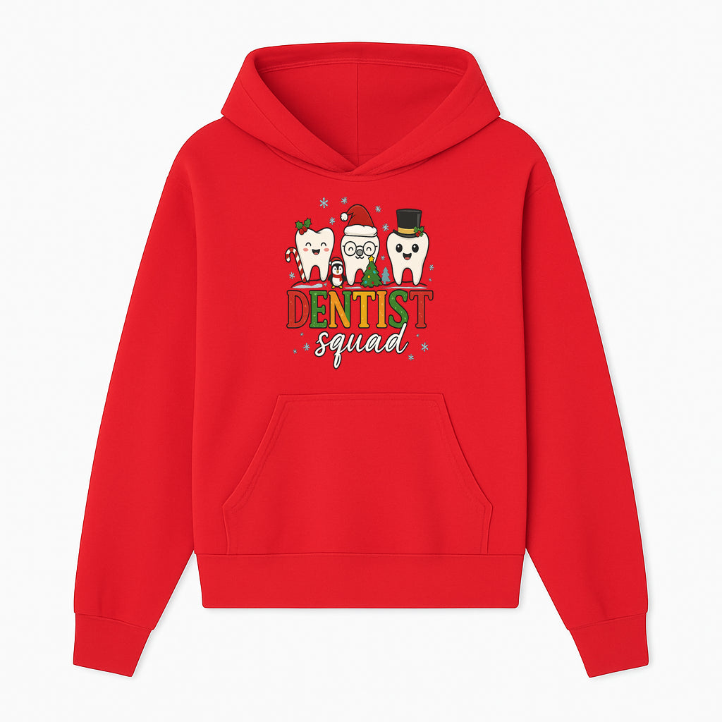 Cute Christmas Dentist Squad T-Shirt with Snowflakes, Toothy Characters, Penguin & Holiday Themes for Dental Professionals and Fans - Hoodie 1758250109951.jpg