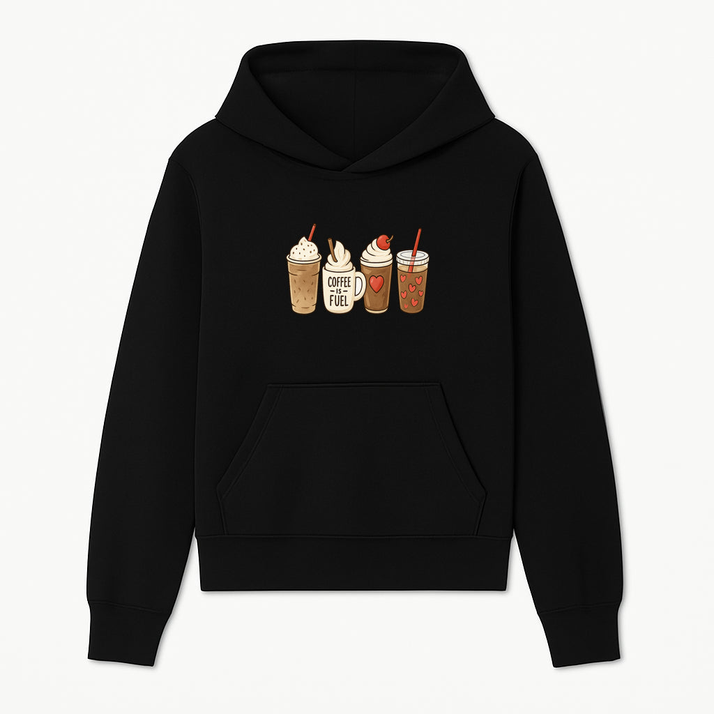 Coffee Lovers Drink Illustration Wall Art - Cute Coffee Fuel Theme Decor for Kitchen, Cafe, or Coffee Shop - Hoodie 1758250110021.jpg