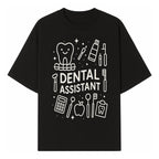 Dental Assistant Graphic Tee - Cute Tooth, Tools & Calculator Design, Perfect Gift for Dental Professionals & Students - T-shirt 1758250110226.jpg