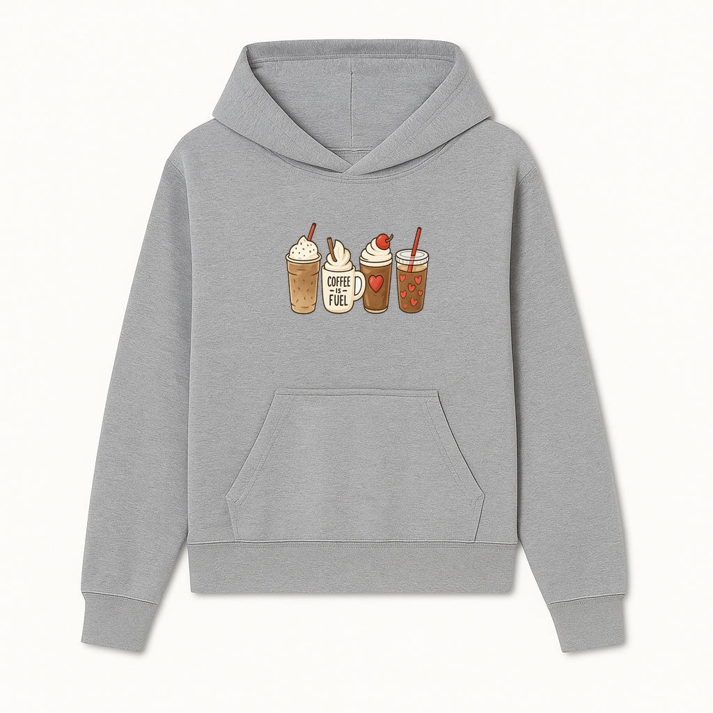 Coffee Lovers Drink Illustration Wall Art - Cute Coffee Fuel Theme Decor for Kitchen, Cafe, or Coffee Shop - Hoodie 1758250110500.jpg