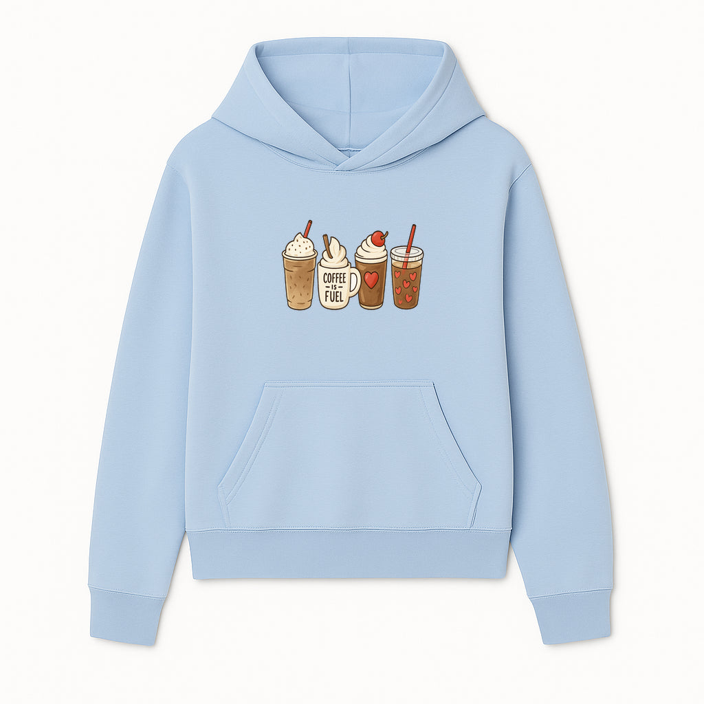 Coffee Lovers Drink Illustration Wall Art - Cute Coffee Fuel Theme Decor for Kitchen, Cafe, or Coffee Shop - Hoodie 1758250110672.jpg