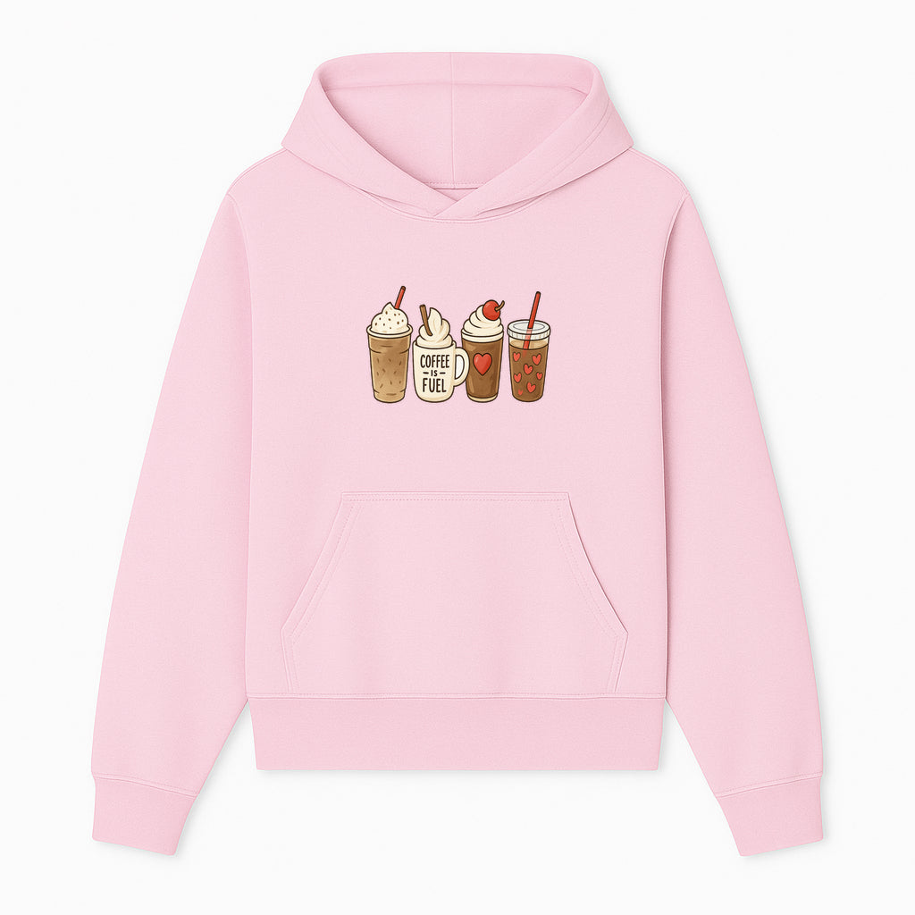 Coffee Lovers Drink Illustration Wall Art - Cute Coffee Fuel Theme Decor for Kitchen, Cafe, or Coffee Shop - Hoodie 1758250110802.jpg