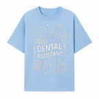 Dental Assistant Graphic Tee - Cute Tooth, Tools & Calculator Design, Perfect Gift for Dental Professionals & Students - T-shirt 1758250110815.jpg